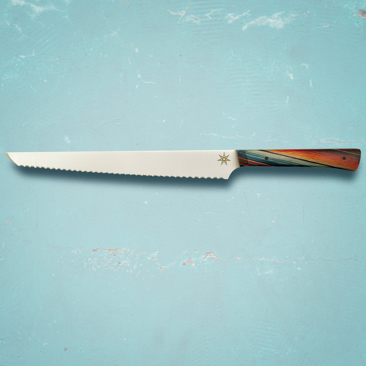 Koa Bread Saw Bread Knife Hawaiian Curly Koa Bread Saw 