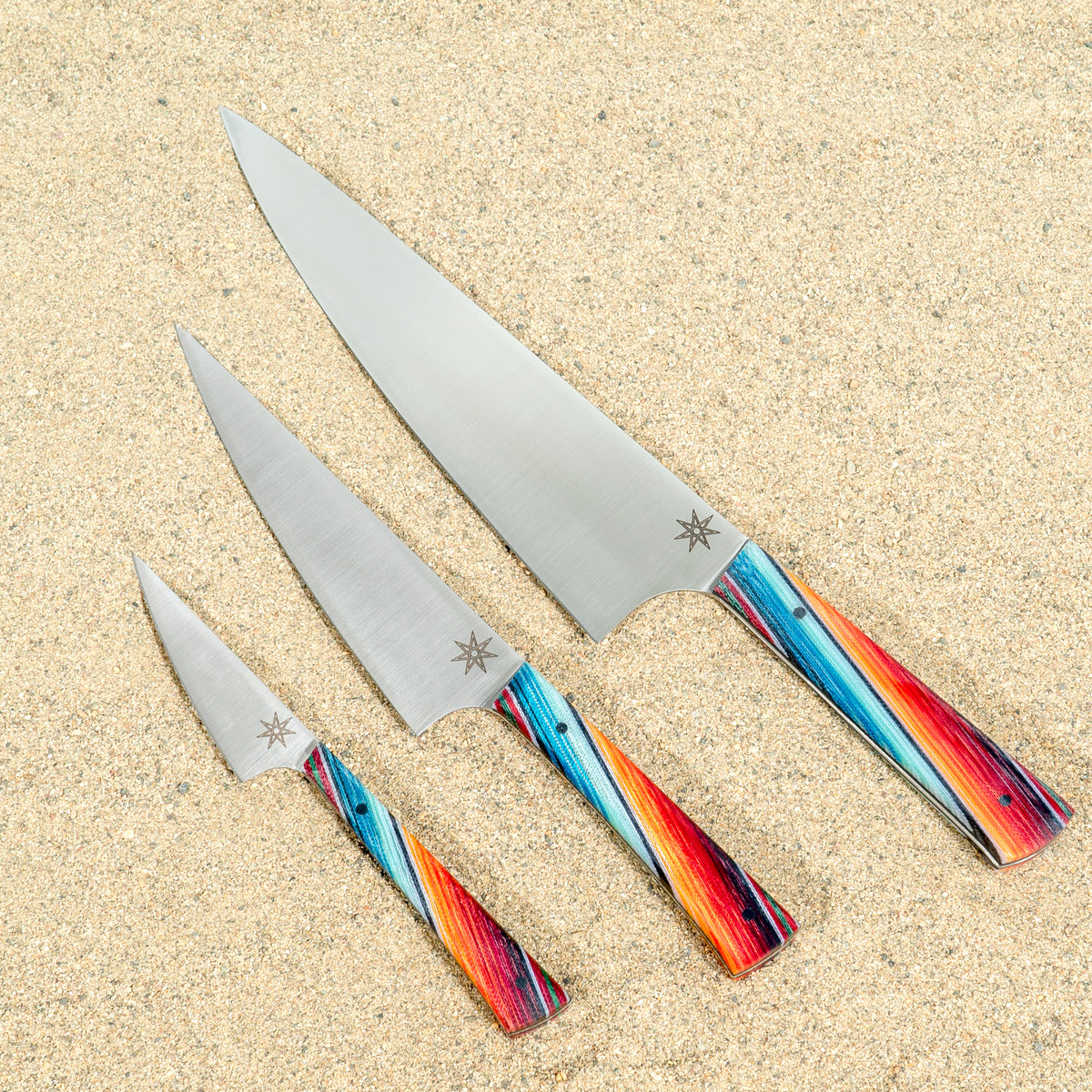 Baja Steak Knife Set - Colorful & Bold Steak Knives
