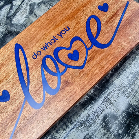 wooden wax melt board