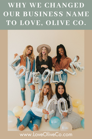 Why we changed our name from Olive Ave. to Love, Olive Co.! www.loveoliveco.com