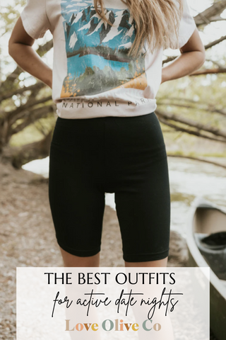 the best outfits to wear for an active date. www.loveoliveco.com