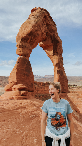 Arches National Park, Utah. How to travel to national parks with kids. www.loveoliveco.com