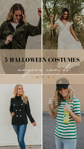 5 Halloweenkostüme, die jeder machen kann. www.www.loveoliveshop.com