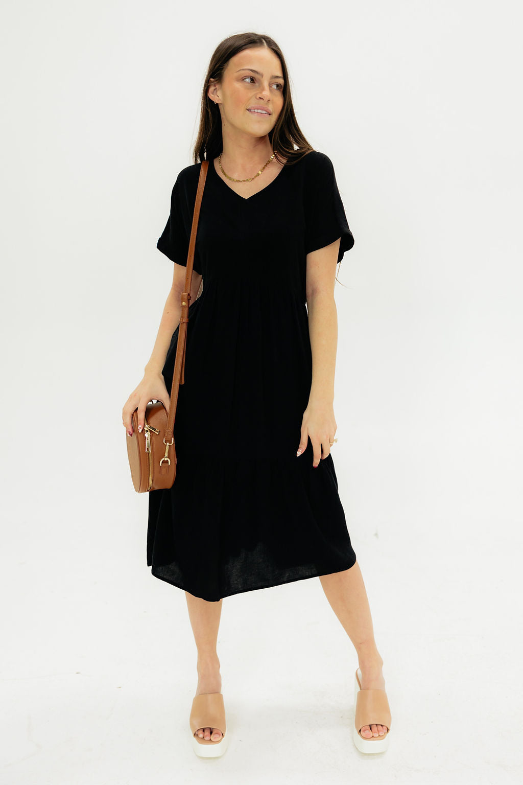 Ava Jumper Dress-Black – Love Olive Co