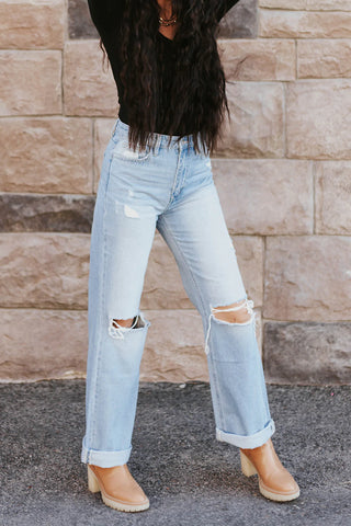 high-waisted jeans you can wear all year long. www.loveoliveco.com