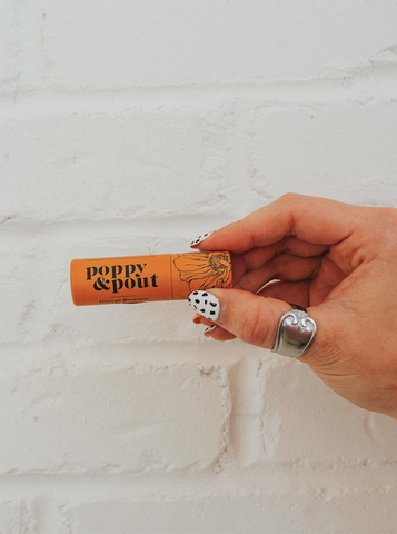 Keep your lips moisturized with this poppy and pout chapstick. www.loveoliveco.com