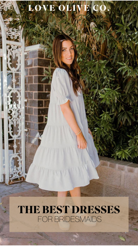 the best dresses for a spring wedding. www.loveoliveco.com