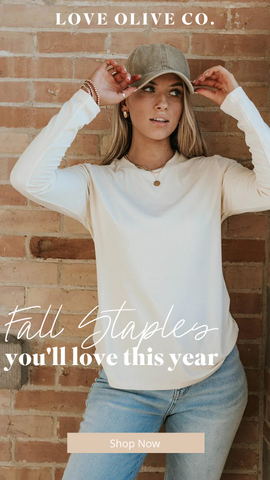 fall staples you'll love this year. www.loveoliveco.com