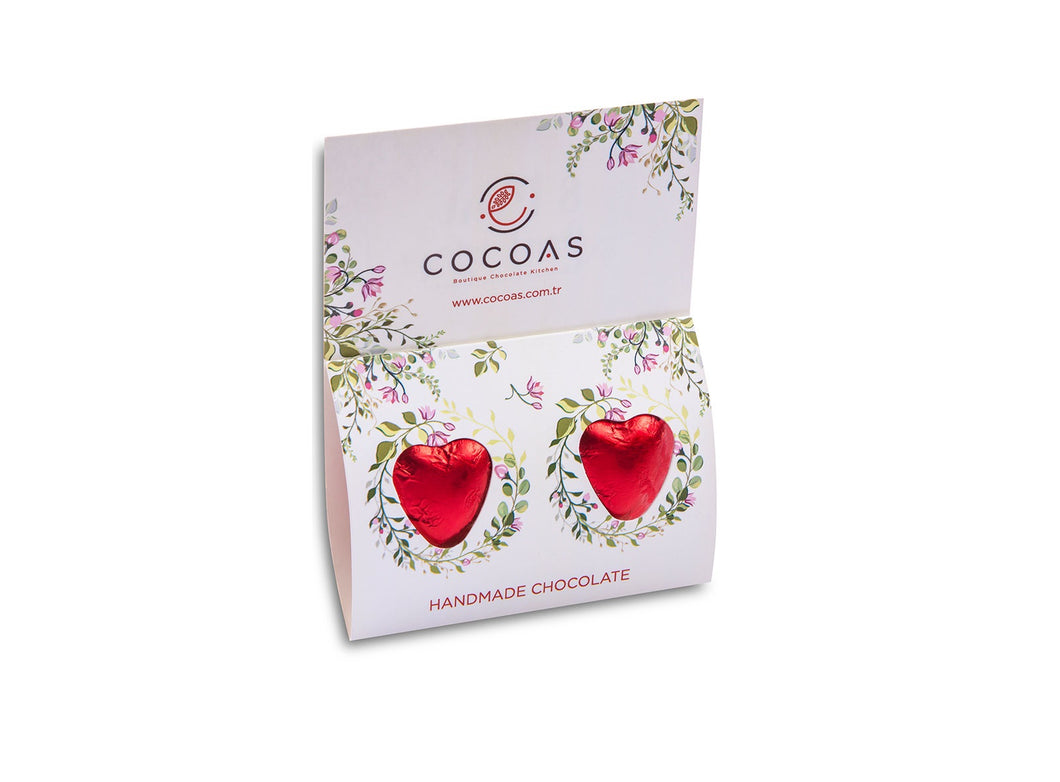 Kartvizit Logolu İkili Çikolata Cocoas