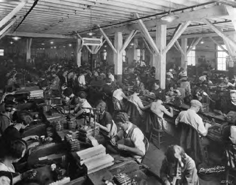 Cigar Workers, Ybor City in 1900s