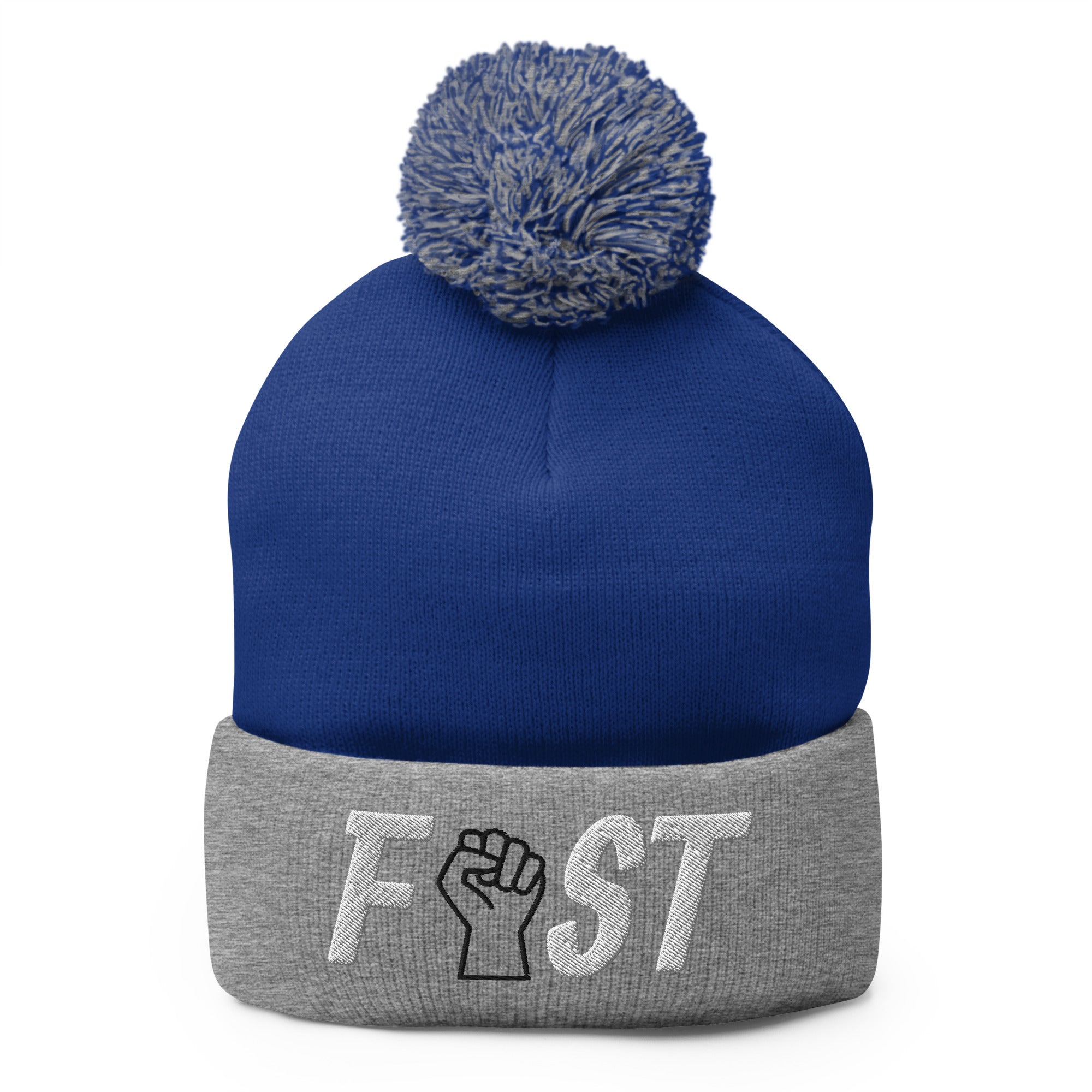 Fist Pom-Pom Beanie