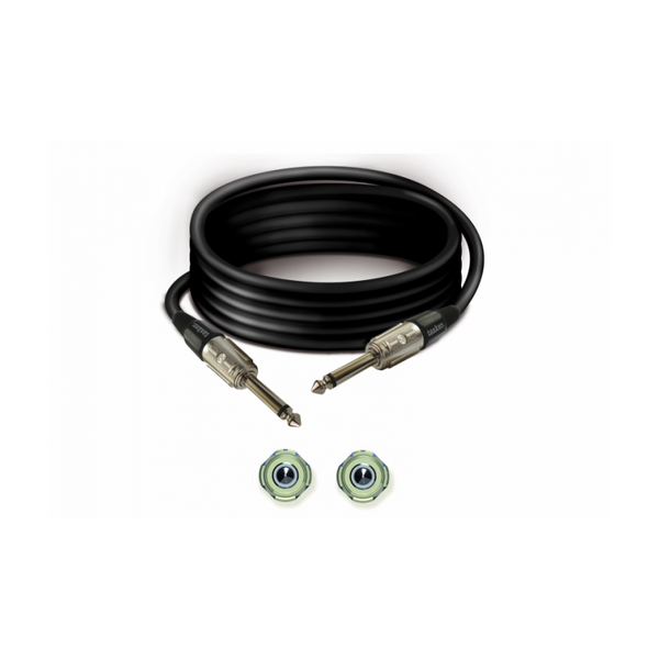 Cable Guitarra 3mtrs Jack 3.5 Mono/M a Jack 6.3 Mono/M