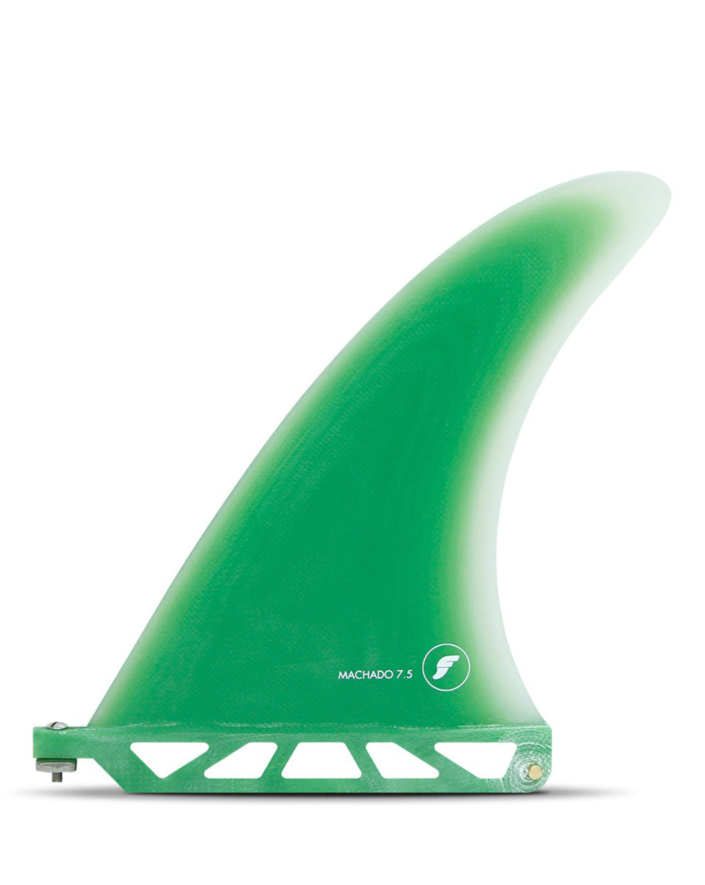 FUTURES. MACHADO 7.5 FIBERGLASS - GREEN/CLEAR