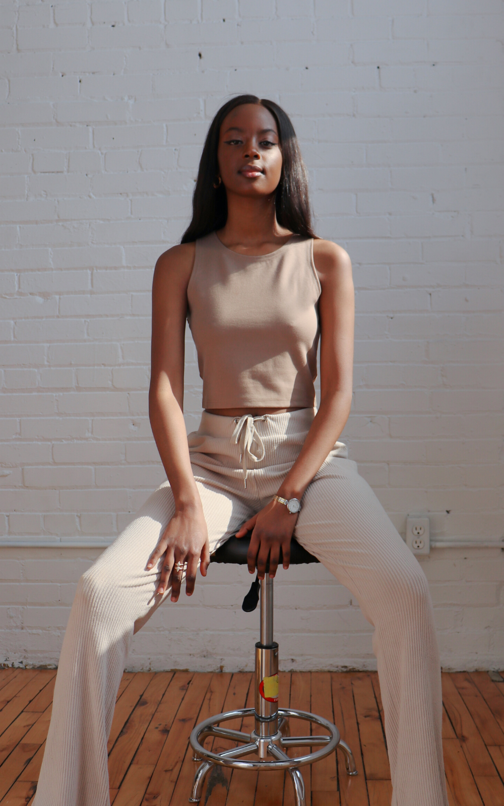 Light Brown Crop Top – Flow Loungewear