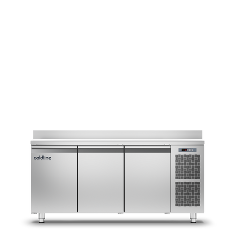 Moretti Forni 3 Door Master Counter with Stainless Steel Worktop - TP17/1M