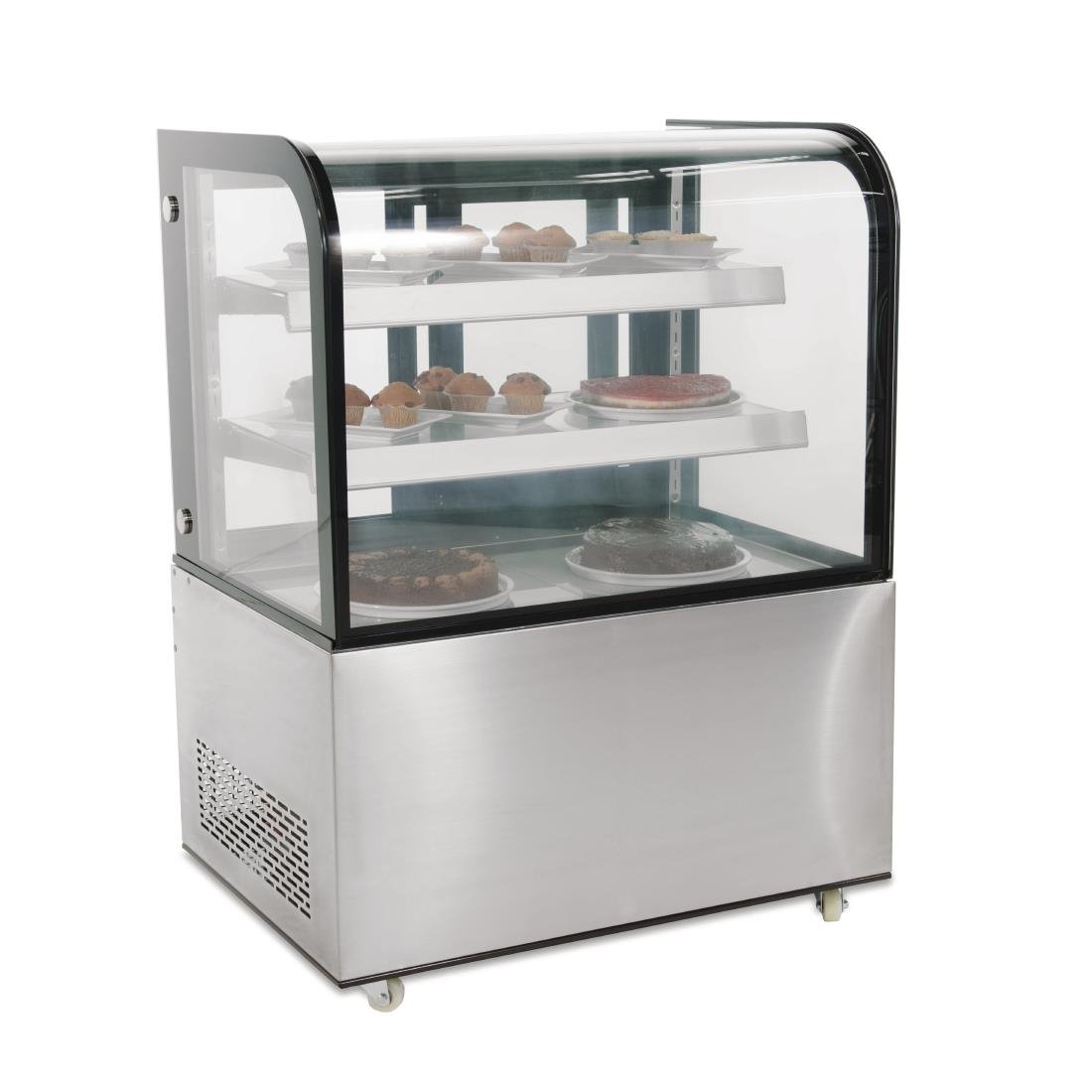 Cake Display Fridge 1200mm Showcase Cakes Refrigerated Chilled Cabinet Polar