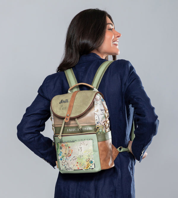 Kenya Backpack with a zip, Anekke