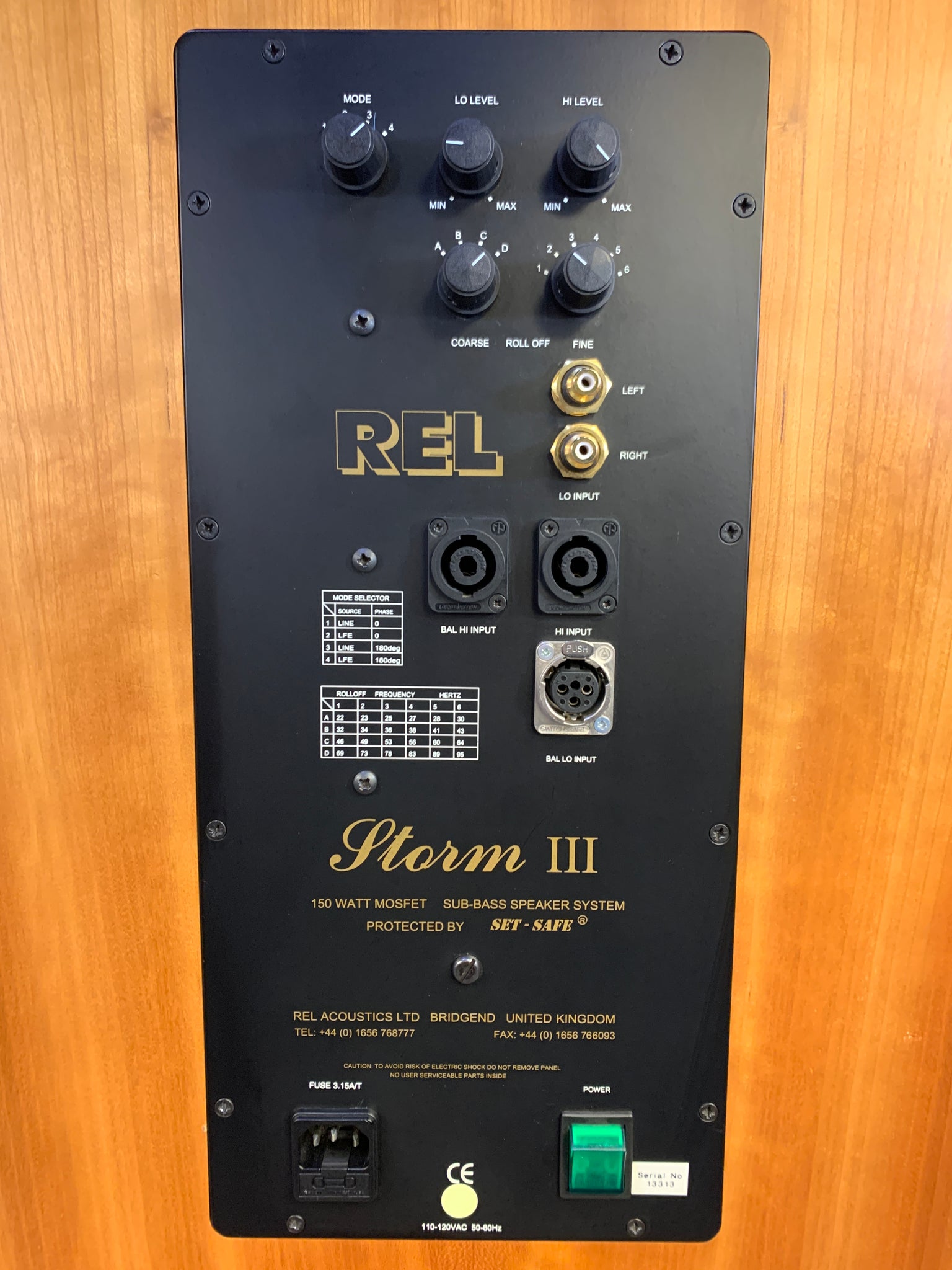 rel storm iii subwoofer