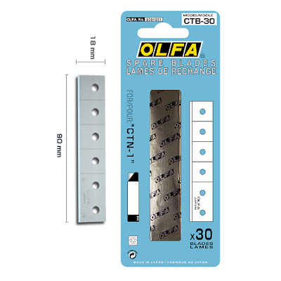 Olfa CTB-5 Replacement Blades for CTN-1, 5 blades per pack