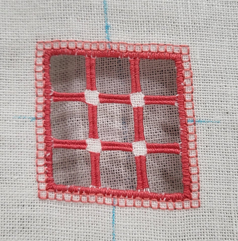 Finished 3x3 square grid - ready for filling!