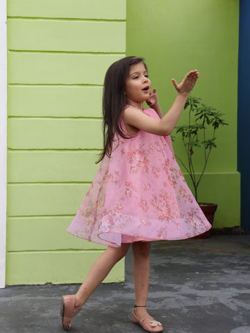 mauve printed flower girl dress - janyascloset.com