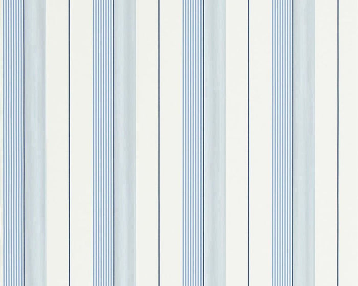 Ralph Lauren Aiden Stripe - Blue / White PRL020/04 Wallpaper | Chapel  Interiors
