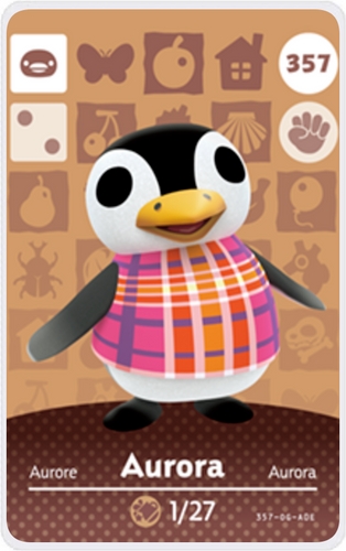 animal crossing amiibo card #376 Rizzo