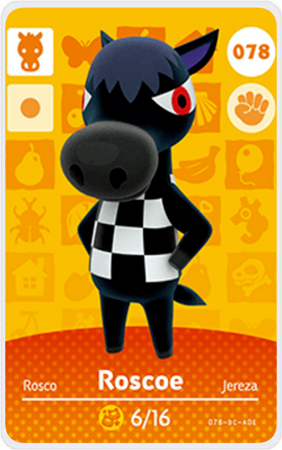 animal crossing amiibo card #376 Rizzo