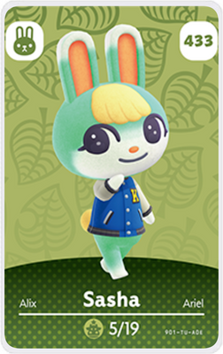 Shino - Villager NFC Card for Animal Crossing New Horizons Amiibo