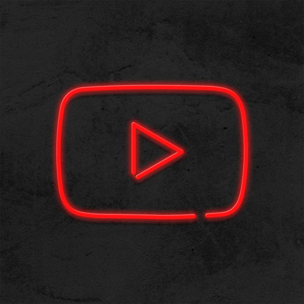 Logo Youtube - LED Neon Sign