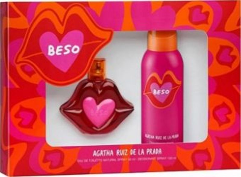 AGATHA RUÍZ DE LA PRADA - Beso para mujer / SET - 100 ml Eau De Toilette  Spray | Perfume Center de México