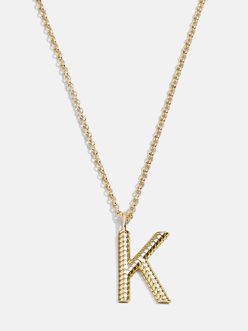 BaubleBar K - Custom initial necklace
