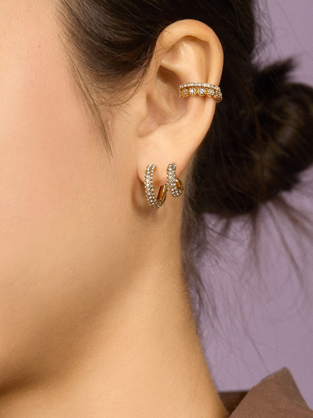 baublebar huggie earrings