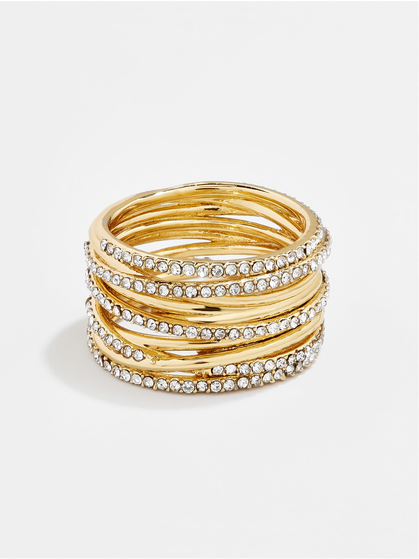 Jamila Ring - Clear/Gold