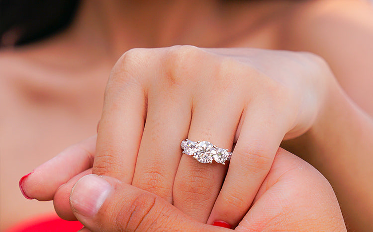Solitaire Engagement Ring For Women 