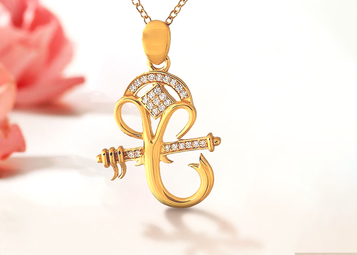 Ganesha Gold Plated Necklace