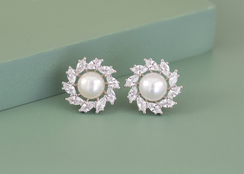 Latest Pearl studs Earrings for women