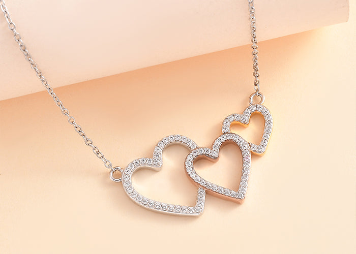 Interlocking Hearts Necklace