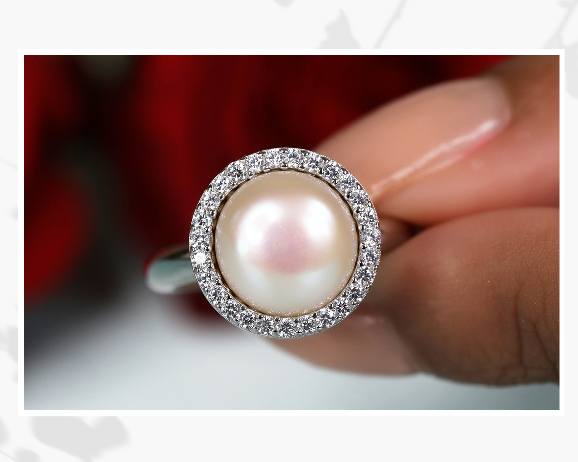 Pearl Ring for women 