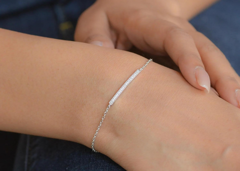 Daily wear Minimal and trendy silver bracelets for women