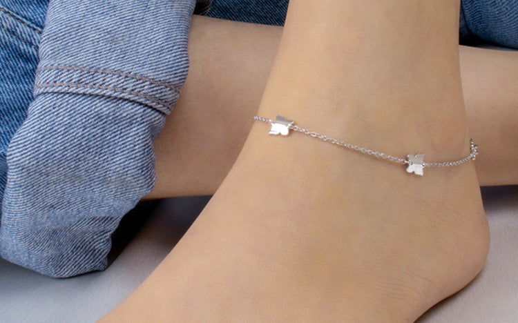 Pure Silver Anklet For Women