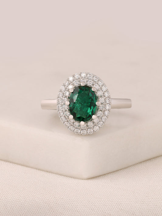 Buy 3CT Oval Emerald Ring Lab Emerald Engagement Ring Set Yellow Gold  Diamond Eternity Band Solitaire Bridal Set 8x10mm May Birthstone Ring  Online in India - Etsy