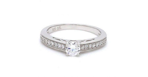 Single Solitaire Ring For Her