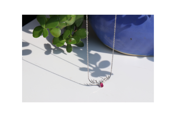 Reindeer Necklace For Women 