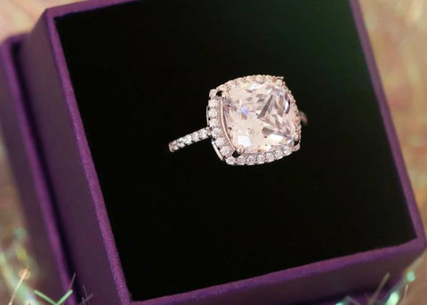 American Diamond Silver Ring