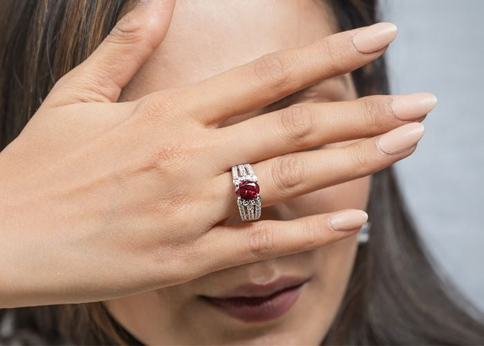 Ruby rings for women