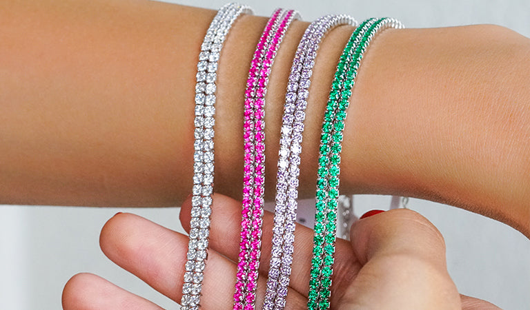 silver bracelets 