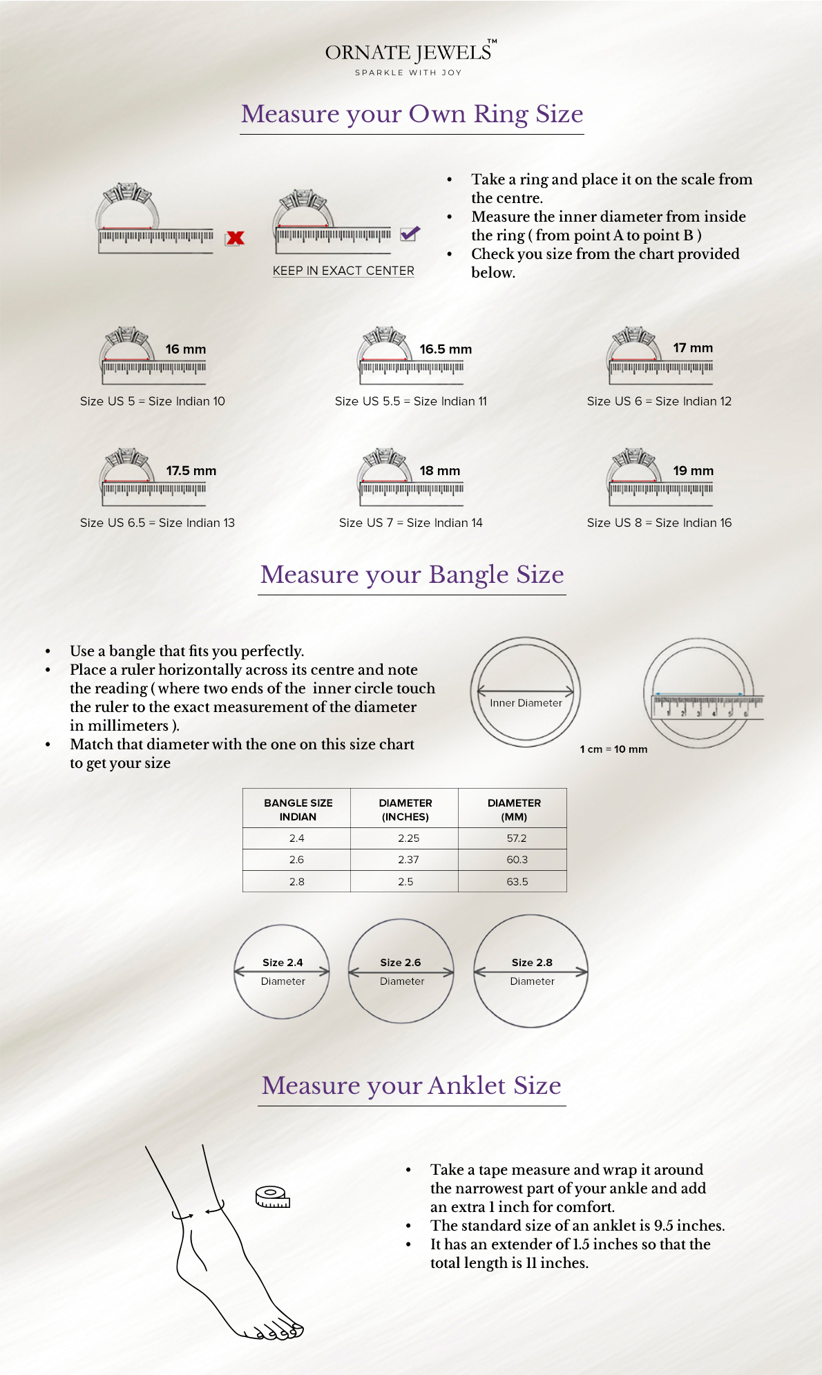 measure your own ring size