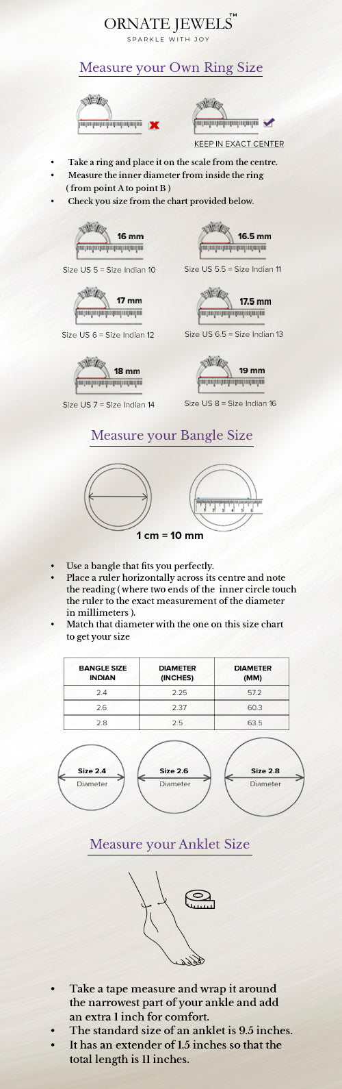 measure your own ring size