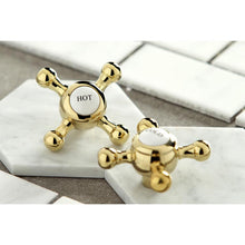 Load image into Gallery viewer, Kingston Brass Heritage 8 in. Traditional Widespread Bathroom Faucet with Cross Handles
